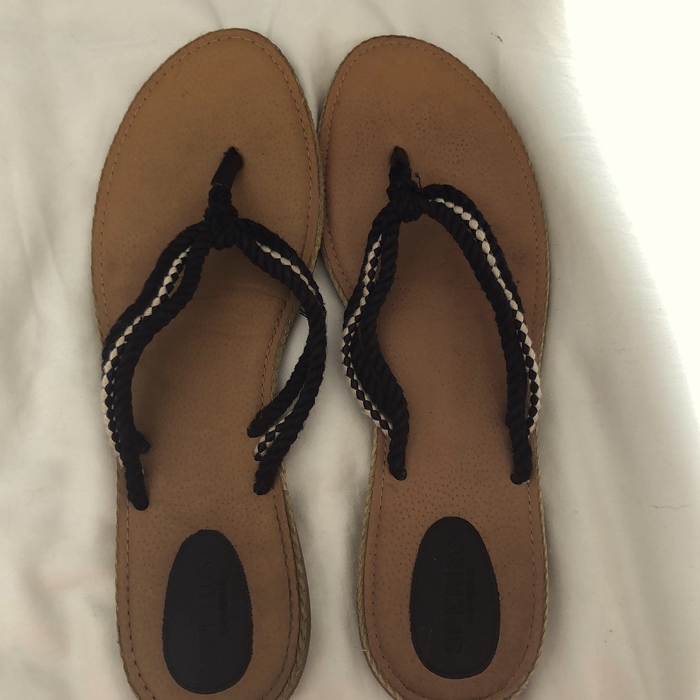 Sperry Women’s Anchor Coy Black Sandal Size 11